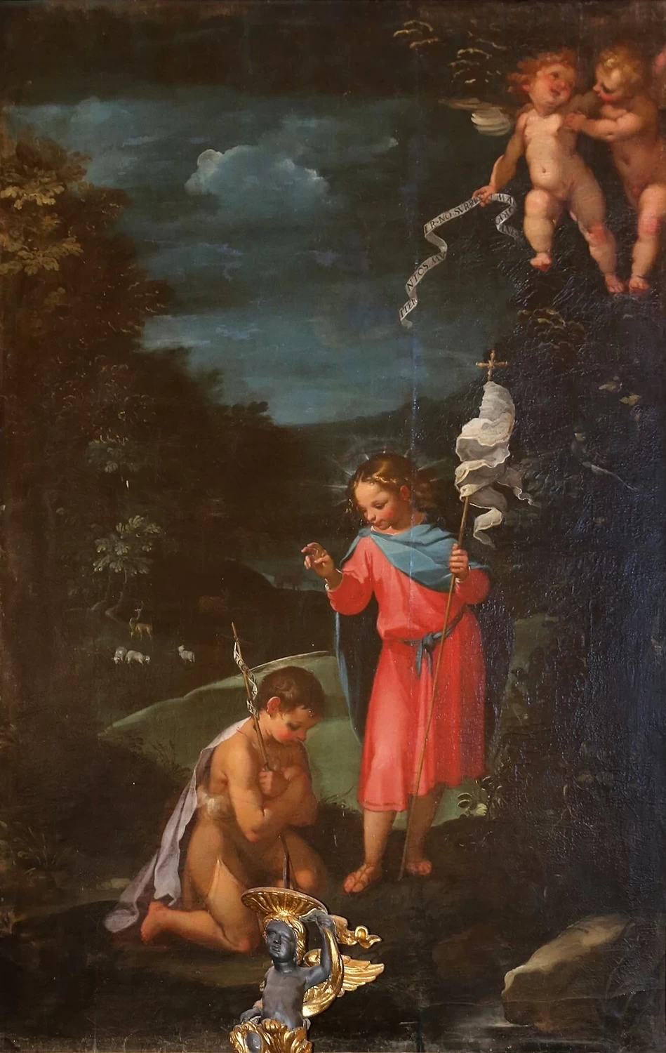 Incontro fra Gesù bambino e san Giovannino
